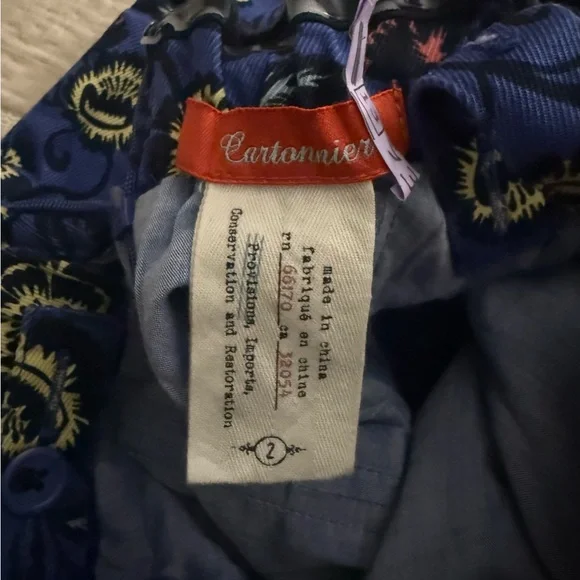 Cartonnier Blue and Yellow Patterned Jumpsuit - Picture 7 of 10